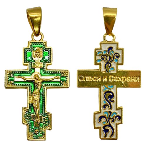 Крестик НАТЕЛЬНЫЙ ↕4см ↔2см Металический