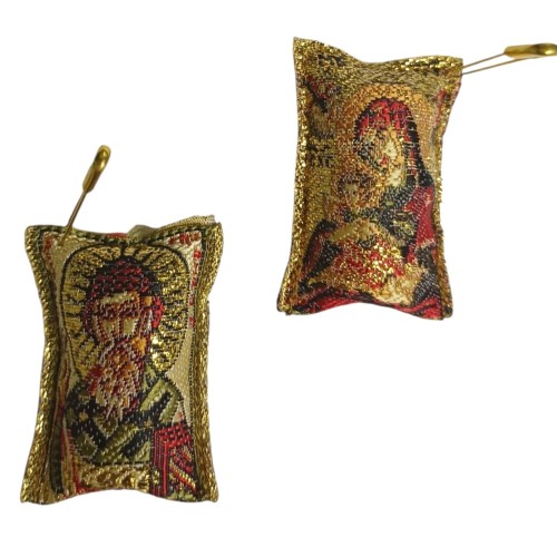 ЛАДАНКА "СПИРИДОН + БОЖЬЯ МАТЕРЬ" двухсторонняя ↕3,5 см ↔2,5 см Греция ЛАДАНКА "СПИРИДОН + БОЖЬЯ МАТЕРЬ" двухсторонняя ↕3,5 см ↔2,5 см Греция