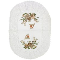 НАКИДКА ДЛЯ КОРЗИНИ Пасхальна  60*42см