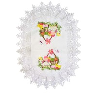 НАКИДКА ДЛЯ КОРЗИНИ Пасхальна  60*42см