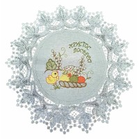 НАКИДКА ДЛЯ КОРЗИНИ Пасхальна  мала 0*33см