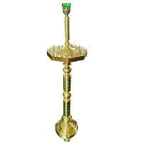 Подсвечник ХРАМОВЫЙ на 80 свечей восьмигранный ↕160см ↔42см Латунь Подсвечник ХРАМОВЫЙ на 80 свечей восьмигранный ↕160см ↔42см Латунь