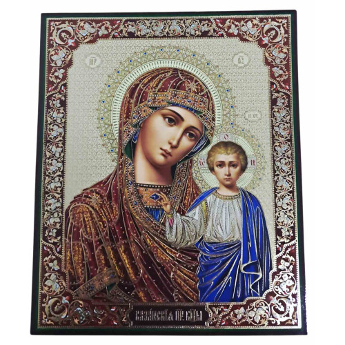 Літографія  ↕18см ↔15см  КАЗАНСЬКА  Церк.слов. мова