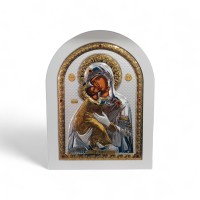 Владимирськая ↕19.5см ↔25,5см МДФ Серебрение Золочение Греция Владимирськая ↕19.5см ↔25,5см МДФ Серебрение Золочение Греция