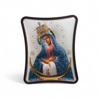 Остробрамская↕19,5см ↔16см МДФ Серебрение Золочение Греция Остробрамская↕19,5см ↔16см МДФ Серебрение Золочение Греция