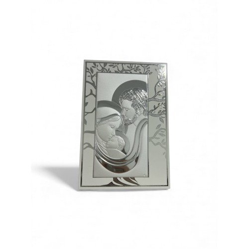 СВЯТОЕ СЕМЕЙСТВО   ↕16,5см ↔24,5см  МДФ Серебрение Золочение