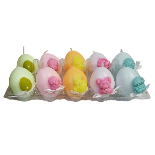 Свеча ДЕКОРАТИВНАЯ ПАСХАЛЬНАЯ ↕ 6,5см Парафин яйцо