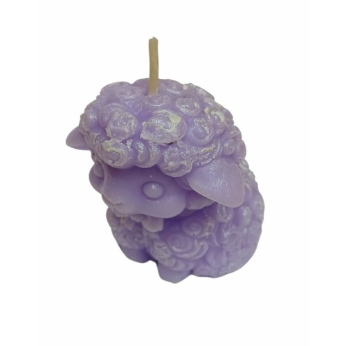 Свічка ДЕКОРАТИВНА ПАСХАЛЬНА "Ягня" ↕ 7см Парафін