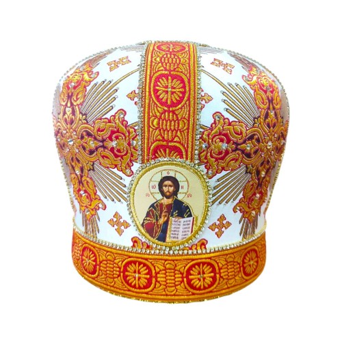 МИТРА   БЕЛАЯ   56р   Парча