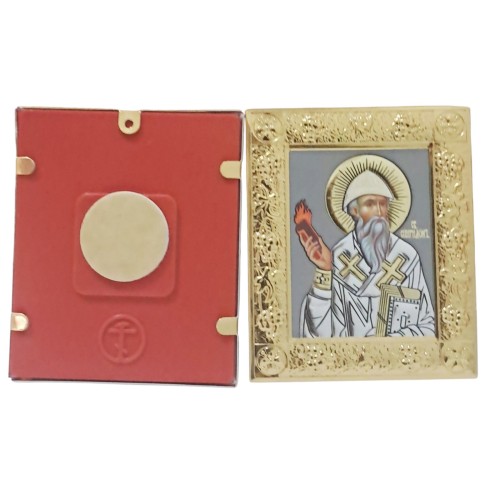 ІКОНА МІНІ СПІРІДОН  ↕6,5см ↔5,5см на клейкій основі