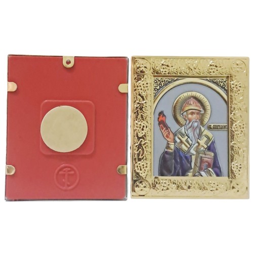 ІКОНА МІНІ СПІРІДОН  ↕6,5см ↔5,5см на клейкій основі