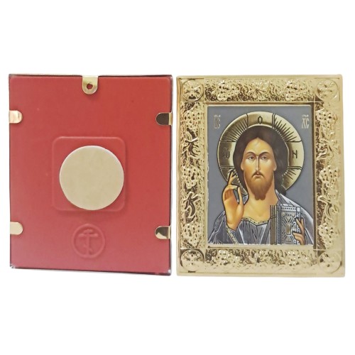 ІКОНА МІНІ СПАСИТЕЛЬ  ↕6,5см ↔5,5см на клейкій основі