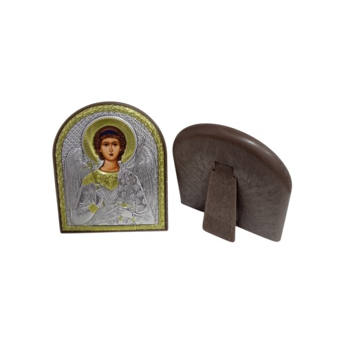 ИКОНКА на подставке Ангел Хранитель 10,5см ↔8,5см серебро ИКОНКА на подставке Ангел Хранитель 10,5см ↔8,5см серебро