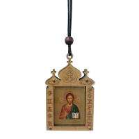 ПІДВІСКА ↕8см ↔5см Дерево Оргскло Вседержитель